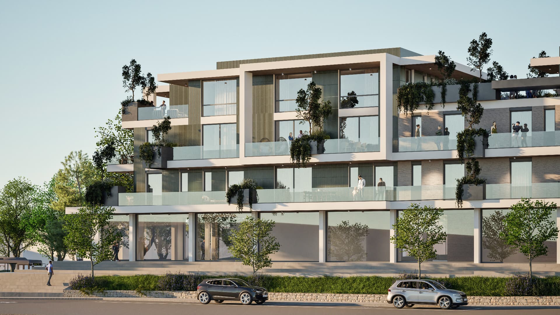 Terramaris — vista della palazzina su strada