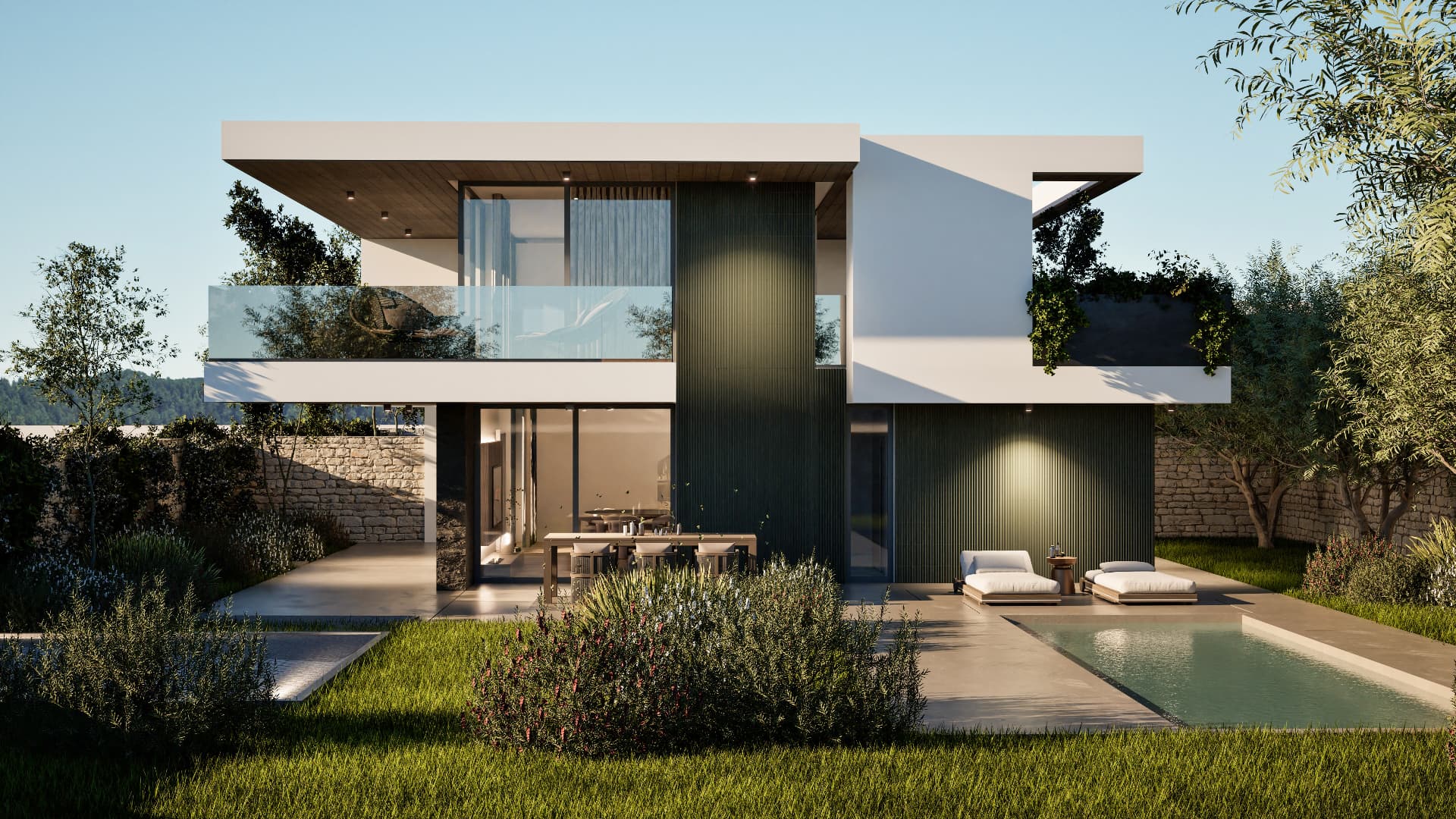 Villa Terramaris — giardino privato con piscina